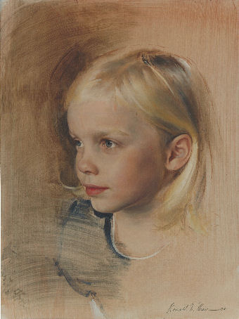 Oil, Tempra  portrait