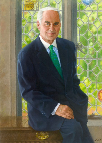 oil portrait of business ceo